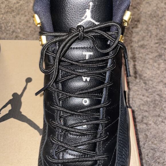 Jordan XII 12 Retro 10.5 Black White Gold EXCELLENT CONDITION main image 4